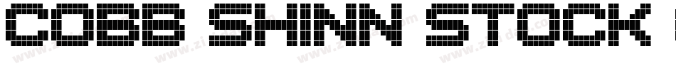 Cobb Shinn Stock Cuts III字体转换